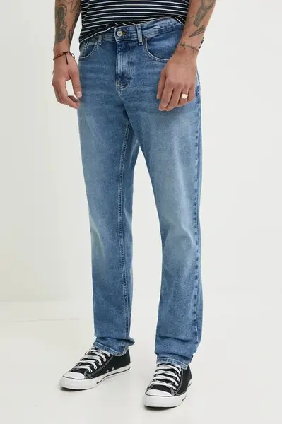 Džíny Tommy Jeans pánské, modrá barva, DM0DM21378