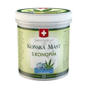 SwissMedicus Koňská mast s konopím chladivá 250 ml