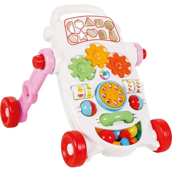 Chodítko interaktívne ružové