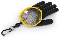 Black cat rukavice landing glove left ľavá -xl