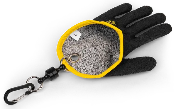 Black cat rukavice landing glove left ľavá -xl