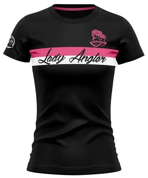 Hotspot design tričko lady angler s pruhmi - l