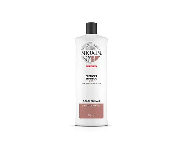 Nioxin Čistiaci šampón pre jemné farbené mierne rednúce vlasy System 3 (Shampoo Cleanser System 3) 1000 ml