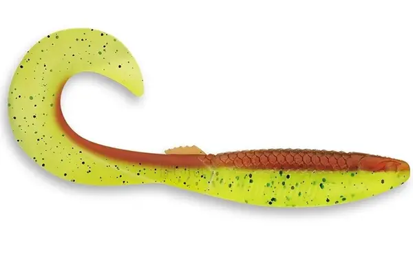 Rapala gumová nástraha crushcity the curl motor oil ch - 9,2 cm 4 g 8 ks