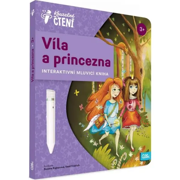 Albi Kouzelné čtení Kniha Víla a princezna CZ