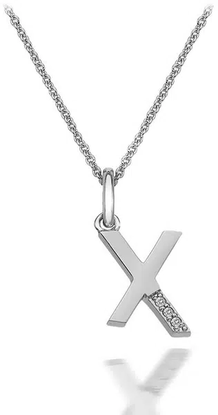 Hot Diamonds Náhrdelník Hot Diamonds Micro X Clasic DP424 (retiazka, prívesok)