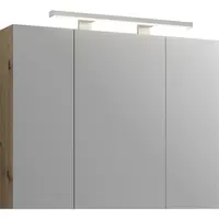 Stylife ZRCADLOVÁ SKŘÍŇKA, barvy dubu, barvy dubu, 90/74/18 cm