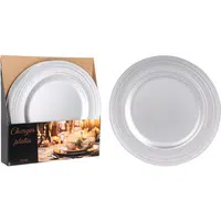 XXXL MĚLKÝ TALÍŘ, plast, 33 cm