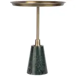 MID.YOU ODKLÁDACÍ STOLEK, černá, barvy zlata