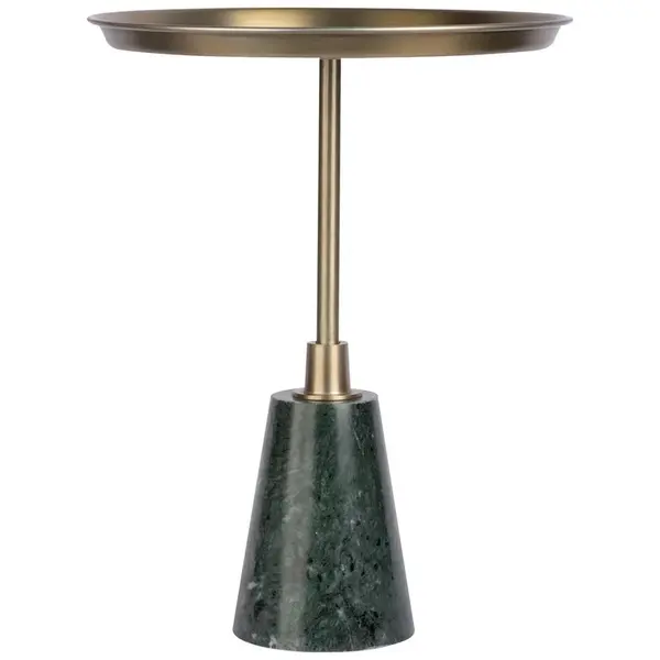 MID.YOU ODKLÁDACÍ STOLEK, černá, barvy zlata