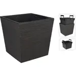 KVĚTINÁČ NA KVĚTINY textil, 23.5/24/24 cm