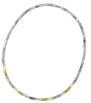 Boccia Titanium Luxusní titanový bicolor náhrdelník 0816-03