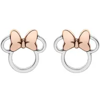 Disney Slušivé stříbrné bicolor náušnice Minnie Mouse E901880TL