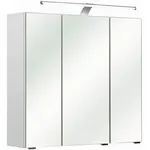 Xora ZRCADLOVÁ SKŘÍŇKA, bílá, 75/70/20 cm