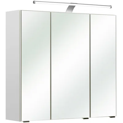 Xora ZRCADLOVÁ SKŘÍŇKA, bílá, 75/70/20 cm