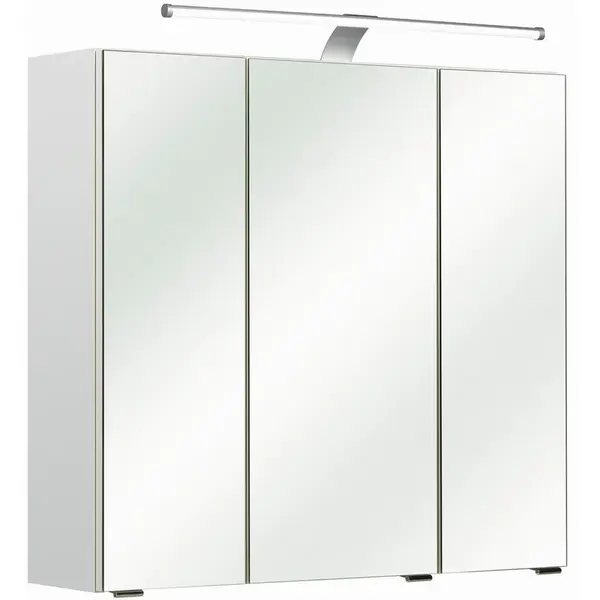 Xora ZRCADLOVÁ SKŘÍŇKA, bílá, 75/70/20 cm