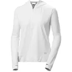 Helly Hansen SHINE SOLEN 1/2 ZIP Dámský top, bílá, velikost