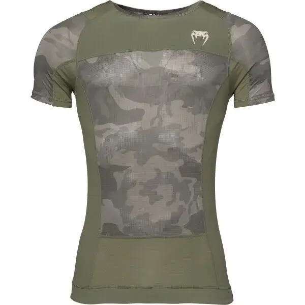 Venum G-FIT AIR RASHGUARD Pánské sportovní triko, khaki, velikost