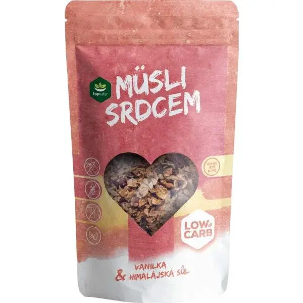 TOPNATUR MÜSLI SRDCEM 250 G VANILKA - HIMALÁJSKÁ SŮL Müsli, , velikost 250 G