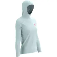Compressport HURRICANE WATERPROOF 10/10 JACKET W Dámská běžecká nepromokavá bunda, šedá, velikost