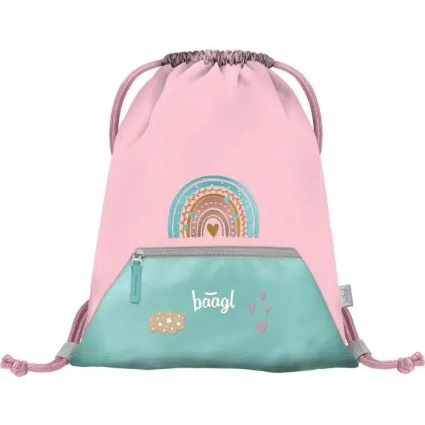 BAAGL DUHA Gymsack, růžová, velikost
