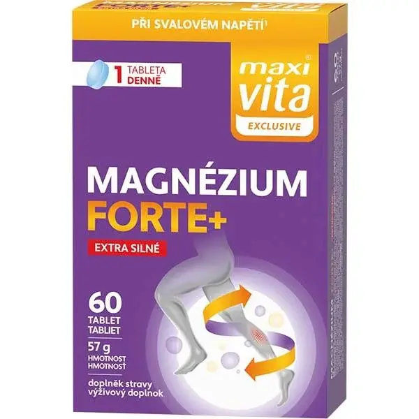 VITAR MAXI VITA EXCLUSIVE MAGNÉZIUM FORTE+ 60 TAB Doplněk stravy, , velikost