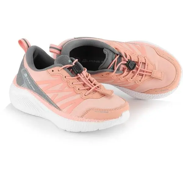 ALPINE PRO BEJO Dětská sportovní obuv, lososová, velikost