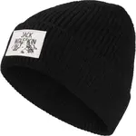 Jack Wolfskin BADGE BEANIE Zimní čepice, černá, velikost