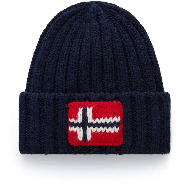 Napapijri F-SEMIURY Zateplená čepice, tmavě modrá, velikost UNI