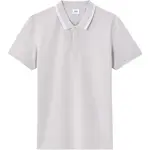 CELIO LEPRIME Pánské triko s límečkem, šedá, velikost