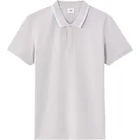 CELIO LEPRIME Pánské triko s límečkem, šedá, velikost