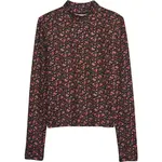 GAP LS MOCKNECK Dívčí tričko, hnědá, velikost