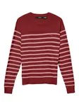 VERO MODA Sveter 'VMDORY'  ružová / vínovo červená