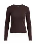 TOPSHOP Tričko 'EVERYDAY'  tmavohnedá