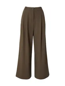 VERO MODA Plisované nohavice 'VMSTELLA'  olivová