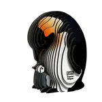 EUGY Tučňák císařský 3D kartonová skládačka