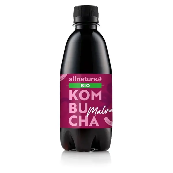 ALLNATURE Kombucha malina BIO 330 ml