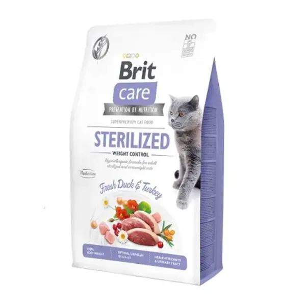 Brit Care Cat Grain-Free Sterilized Weight Control 2 kg | P57229