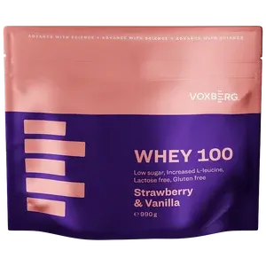 VOXBERG Proteín WHEY 100 Jahoda & Vanilka