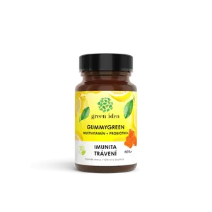 Gummygreen - Multivitamín + probiotiká 60 ks - Green idea