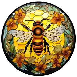 Vitrážový lapač slnka - Bee/Typ3/L