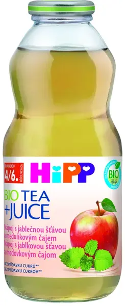 HiPP BIO Nápoj s jablkovou šťavou a medovkovým čajom