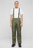 Olivový Thermal Dungarees
