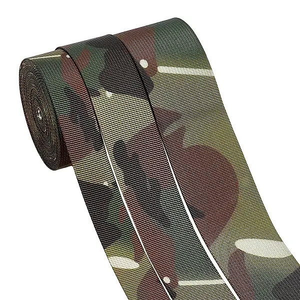 3Pcs 3 Styles Polyester Camouflage Ribbon