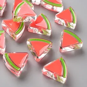 Transparent Enamel Acrylic Beads