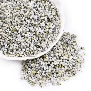 Two Tone Baking Paint Glass Seed Beads
