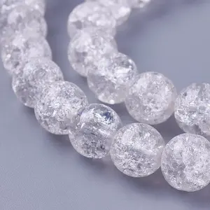 Crackle Glass Bead Strands