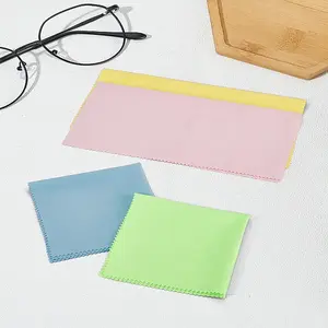 4Pcs 4 Colors Microfiber Eyeglass Cleaning Cloth