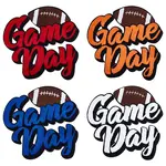 4Pcs 4 Colors Polyester Iron on/Sew On Patches