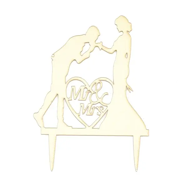 Valentine's Day DIY Acrylic Cake Card Decoration